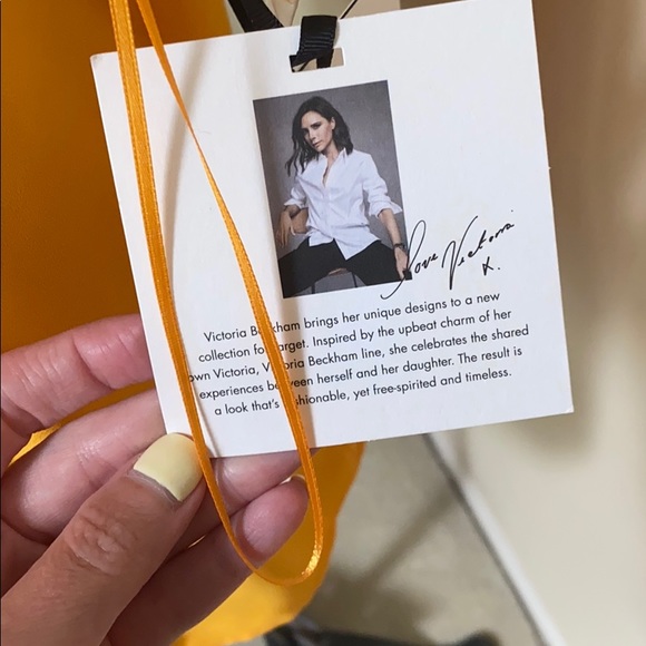 Victoria Beckham yellow halter top size small - Picture 3 of 4